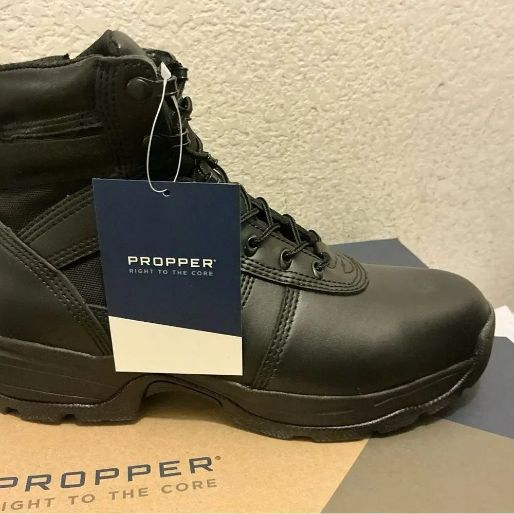 Propper Tactical Duty 6” Side Zip Boots - Black Size 9.5 M